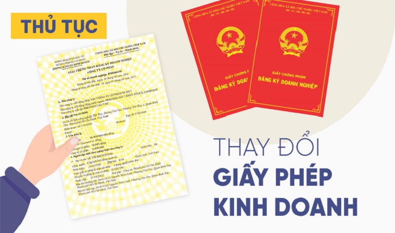 Dịch vụ thay đổi giấy phép kinh doanh trọn gói tại TRƯỜNG THUẬN ĐỨC