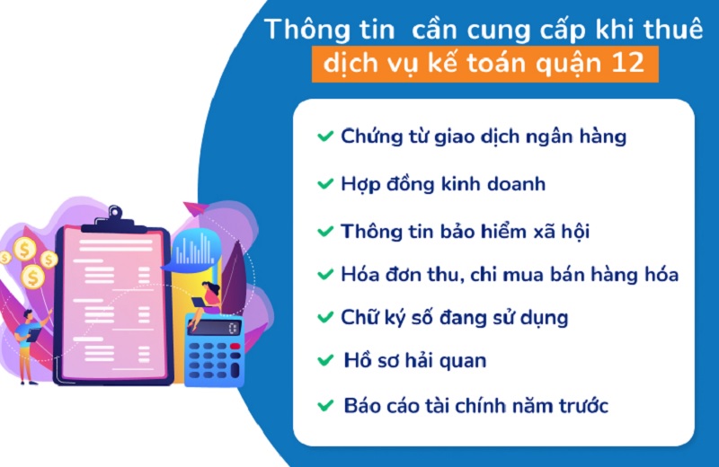 Dịch vụ kế toán trọn gói tại Quận 12 - Chuyên nghiệp, uy tín từ A-Z