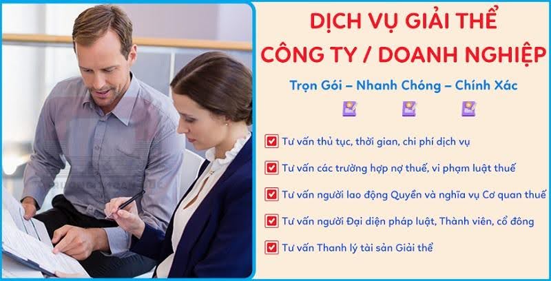 Dịch vụ giải thể doanh nghiệp quận 4 trọn gói