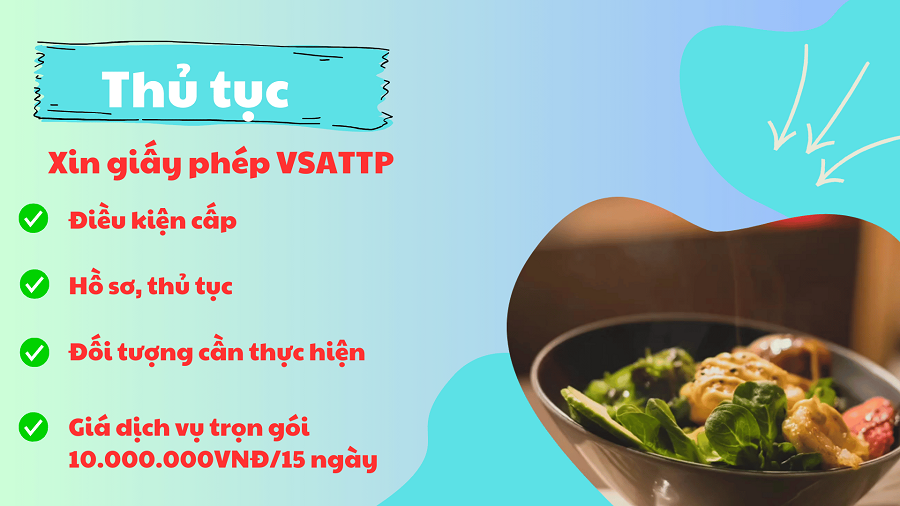 Dịch vụ xin giấy phép vệ sinh an toàn thực phẩm quận Tân Phú trọn gói chỉ từ 10 triệu đồng