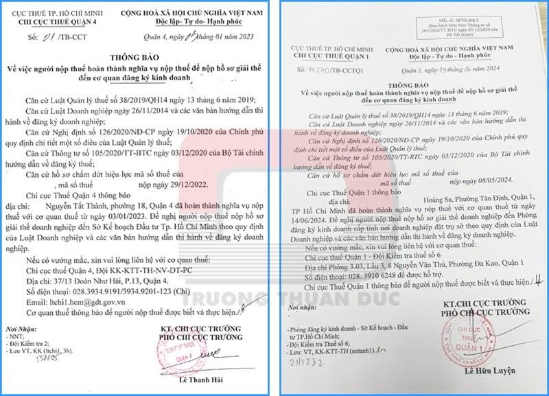 TRƯỜNG THUẬN ĐỨC - Dịch vụ giải thể doanh nghiệp phường Tân Định trọn gói